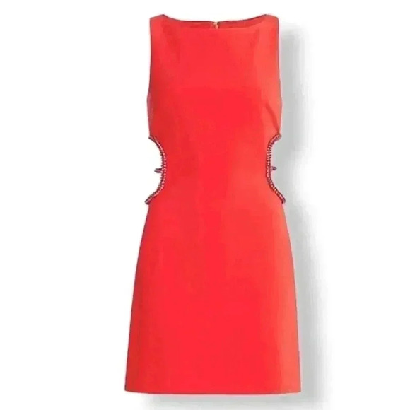 Haney Embellished Cut-Out Mini Dress- 10 - Picture 1 of 6